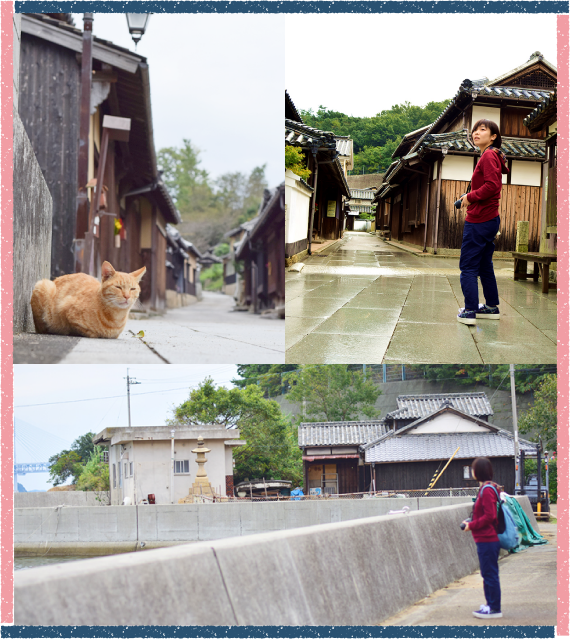 笠島の町並み